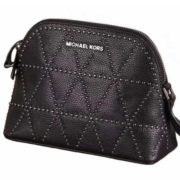 Michael Kors Bags Michael Kors Black Adele Dome Crossbody Purse